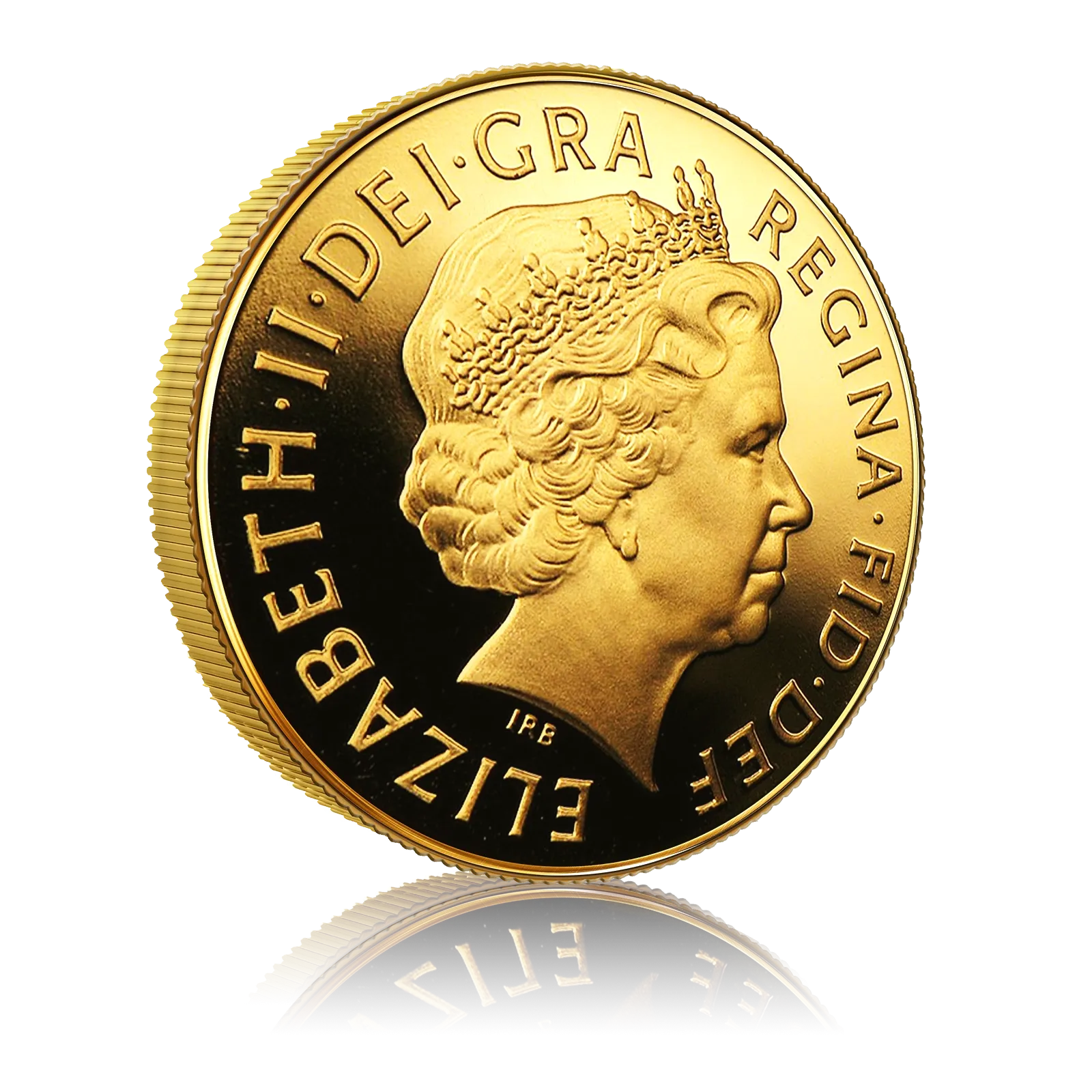 Half Gold Sovereign Queen Elizabeth Fourth Head Proof (1998-2015) 4